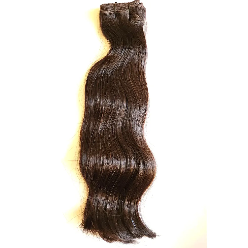 L'onda naturale del corpo dell'onda dell'onda di affogare i capelli umani, 100% capelli umani allineati crudi della cuticola peruviano