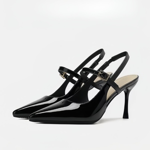 Collezione Estiva 2025: <span class=keywords><strong>Sandali</strong></span> Baotou <span class=keywords><strong>Bordeaux</strong></span> 811-9 da Donna, Sexy con Design Posteriore Scavato, Punta Affusolata e <span class=keywords><strong>Tacco</strong></span> a Spillo Alto - Product Image 4