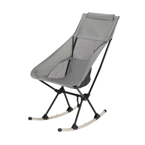 Chaise de camping pliante moderne à dossier haut en aluminium léger, personnalisable avec logo, pour l'extérieur – Vente en gros de mobilier d'extérieur - Product Image 1
