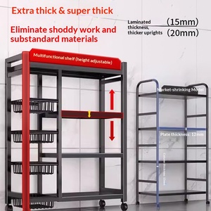 Estante de Cocina Metálico de Alta Calidad, Multifuncional, de Múltiples Niveles, Independiente, Multiusos, para Almacenamiento en la Cocina - Product Image 2