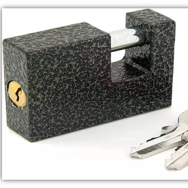 Half-pack armoured iron lock with spray for high quality