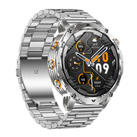 Montre connectée robuste pour l'extérieur avec GPS, écran AMOLED, carte SIM, écran de 1,7 pouces, batterie de 1100 mAh, étanche IPX8, suivi du sommeil et e-mail