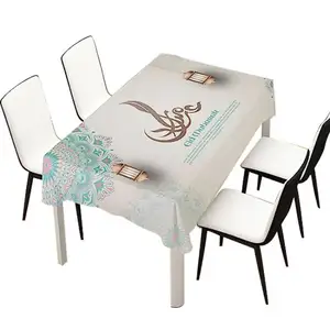 קישוט רמדאן 2024 כיסוי שולחן חד פעמי עבור רמדאן, eid חג
