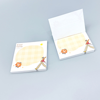 Petit bloc-notes auto-adhésif ensemble de notes autocollantes pas cher personnalisé mini bloc de poche agenda signets d'écriture
