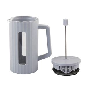 Capacité 350/800/1000 ml, cafetière et théière avec triple filtre, manchon en silicone, presse française en verre borosilicate - Product Image 5