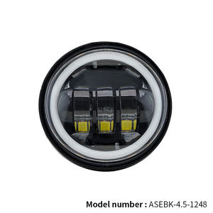 12-48 В герметичный луч 4,5 дюймов Круглая светодиодная фара с разъемом Higo полностью белый Halo для электрического велосипеда Super73 - Product Image 2