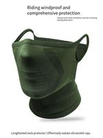 Masque cache-oreilles et cache-cou en tricot 100% polyester, masque de sport d'extérieur, écharpe quatre saisons coupe-vent.