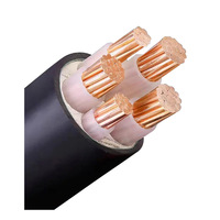 Câble d'alimentation en cuivre isolé XLPE YJV 0,6/1 kV 1-5 conducteurs 1,5-400 mm² gaine PVC pour la distribution d'énergie dans les bâtiments
