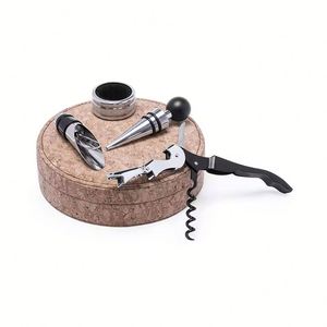 Kit d'ouvre-bouteille à vin multifonctionnel Bestseller, accessoires pour ouvre-bouteille à vin, coffret cadeau, outils à vin 4 en 1 - Product Image 4