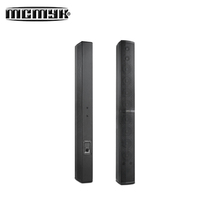 Système audio professionnel haute fidélité en bois, triple amplification de fréquence, 8 haut-parleurs, commande vocale USB, conférences, 90 dB