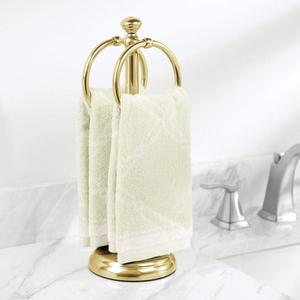 Portasciugamani <span class=keywords><strong>da</strong></span> Lavabo Autoportante - Portasciugamani a 2 Anelli Indipendente - Product Image 5