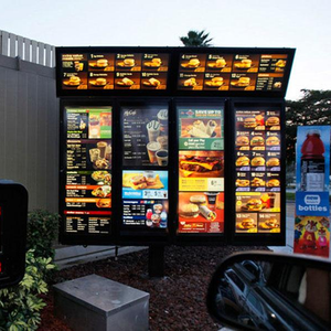 กรอบโปสเตอร์กระจกนิรภัยแบบสั่งทำพิเศษ รูปทรงสี่เหลี่ยมผืนผ้า ขนาด A3 A4 บางเฉียบ พร้อมกล่องไฟแบบ Snap สำหรับ<span class=keywords><strong>โฆษณา</strong></span>บนโต๊ะในร้าน <span class=keywords><strong>KFC</strong></span> และร้านกาแฟ - Product Image 4