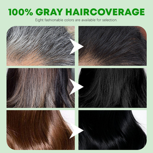 MOKERU <span class=keywords><strong>Shampooing</strong></span> Colorant Herbal Effervescent en Promotion, Teinture Noire Naturelle au Cresson, Formule Douce et Permanente, Hommes & Femmes, 500ml - Product Image 4