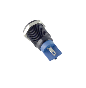 Marque leader de l'industrie ONPOW (CE,ROHS) 16mm tête plate LED lampe pilote borne indicateur de boîtier noir - Product Image 3