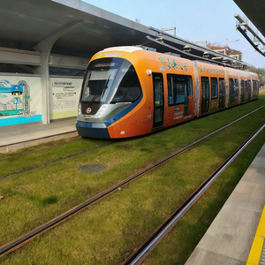 Geräuscharme Rillenschiene 59R2 60R2 Trägerschiene Eingebettete Schiene EN 14811 Standard Straßenbahn-Leichtbahn Stadtschiene - Product Image 5