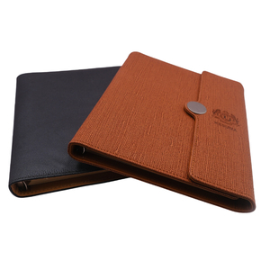 Carnets en cuir PU A5 personnalisés, de bonne qualité, avec logo personnalisé, estampage à chaud, carnet en cuir PU - Product Image 4