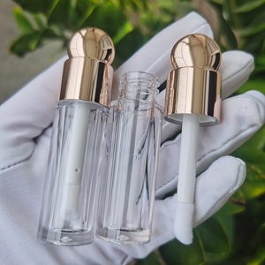 Wadah Lip Gloss emas kualitas tinggi CY336 grosir tabung Lip Gloss bulat 5ml botol Lip Gloss kepala kuas besar - Product Image 4
