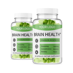 Gummies de soutien cérébral Nootropique OEM de haute qualité à base de peptides verts, <span class=keywords><strong>vitamines</strong></span> B6 et B12 pour la <span class=keywords><strong>concentration</strong></span> et le sommeil (Hommes et Femmes) - Product Image 1