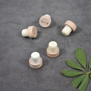 Custom Wooden bar Top Wine <strong>Cork</strong> Wooden Stopper Laser Engraved t Shaped Synthetic <strong>Plastic</strong> <strong>Cork</strong>
