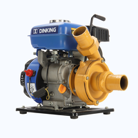 Pompe Auto-amorçante Dinking 1,5" à Haut Débit, Moteur à Essence Portable pour Eau Claire 87cc, Vente Directe Usine, QDZ40-36