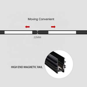 Smarte Magnetische Schienenleuchte Tunable White RGBW Zigbee Dali Licht 48V Dimmbare Stromschiene Matter Casambi Tuya Magnetisches Schienenlicht - Product Image 4