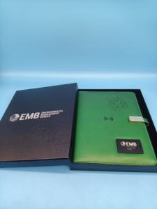 Regalos Corporativos Agenda Electrónica 2026 Cuaderno de Cuero con Batería Externa y Cargador Inalámbrico Inteligente - Product Image 6