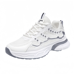 Chaussures de course Campus <span class=keywords><strong>pas</strong></span> chères pour hommes, en <span class=keywords><strong>cuir</strong></span> véritable, semelle extérieure en caoutchouc, baskets de sport athlétiques tendance pour l'été - Product Image 4