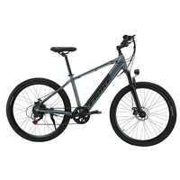 Vélo de montagne électrique du fabricant d'origine, batterie au lithium, cross-country, vitesse variable, cadre en alliage d'aluminium, double frein à disque