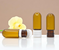 Botol Serum Amber Bulat 1.5ml, 2ml, 3ml, 5ml Grosir, Botol Sampel Mini Light Bul, Botol Kaca Kosmetik