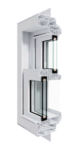 Profilés UPVC de style américain pour l'amélioration de l'habitat Profilés en vinyle pour la nouvelle maison Profilés de fenêtre de <span class=keywords><strong>remplacement</strong></span> - Product Image 4
