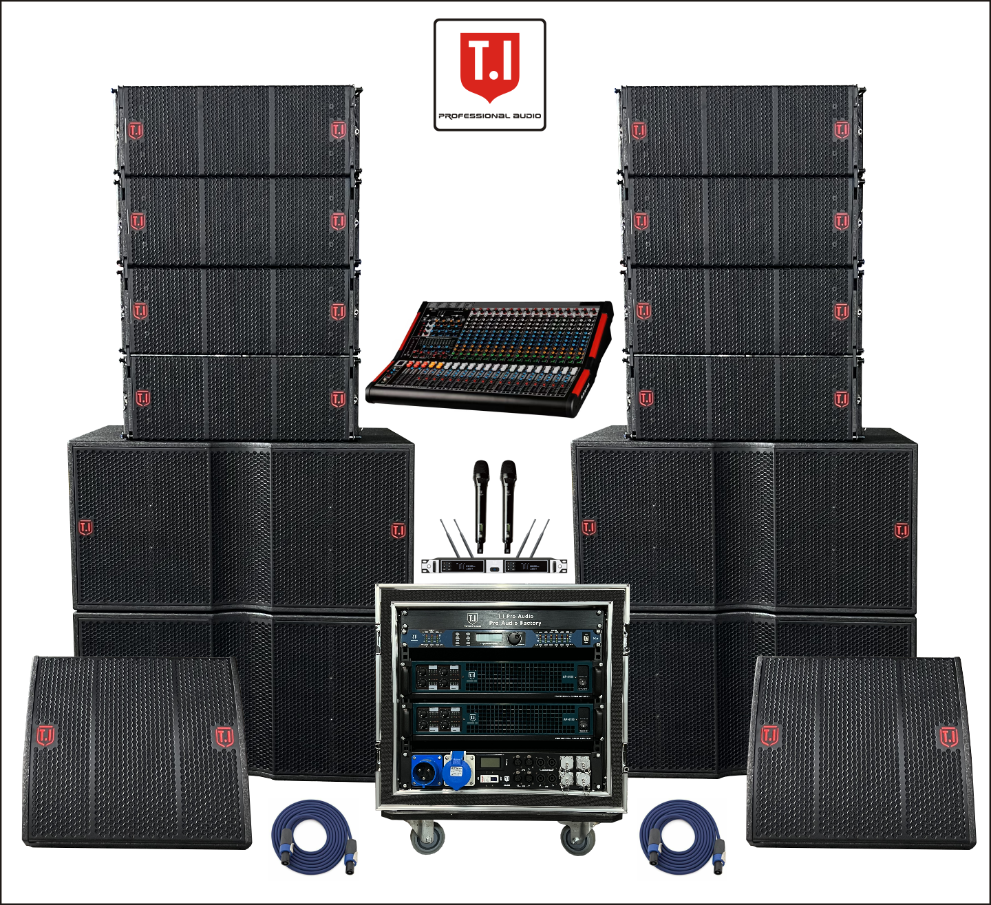 Diskon Besar Speaker Pro 210 Line Array Sound System Perlengkapan Audio Dj Profesional Array Sistem Peralatan Panggung untuk Dijual