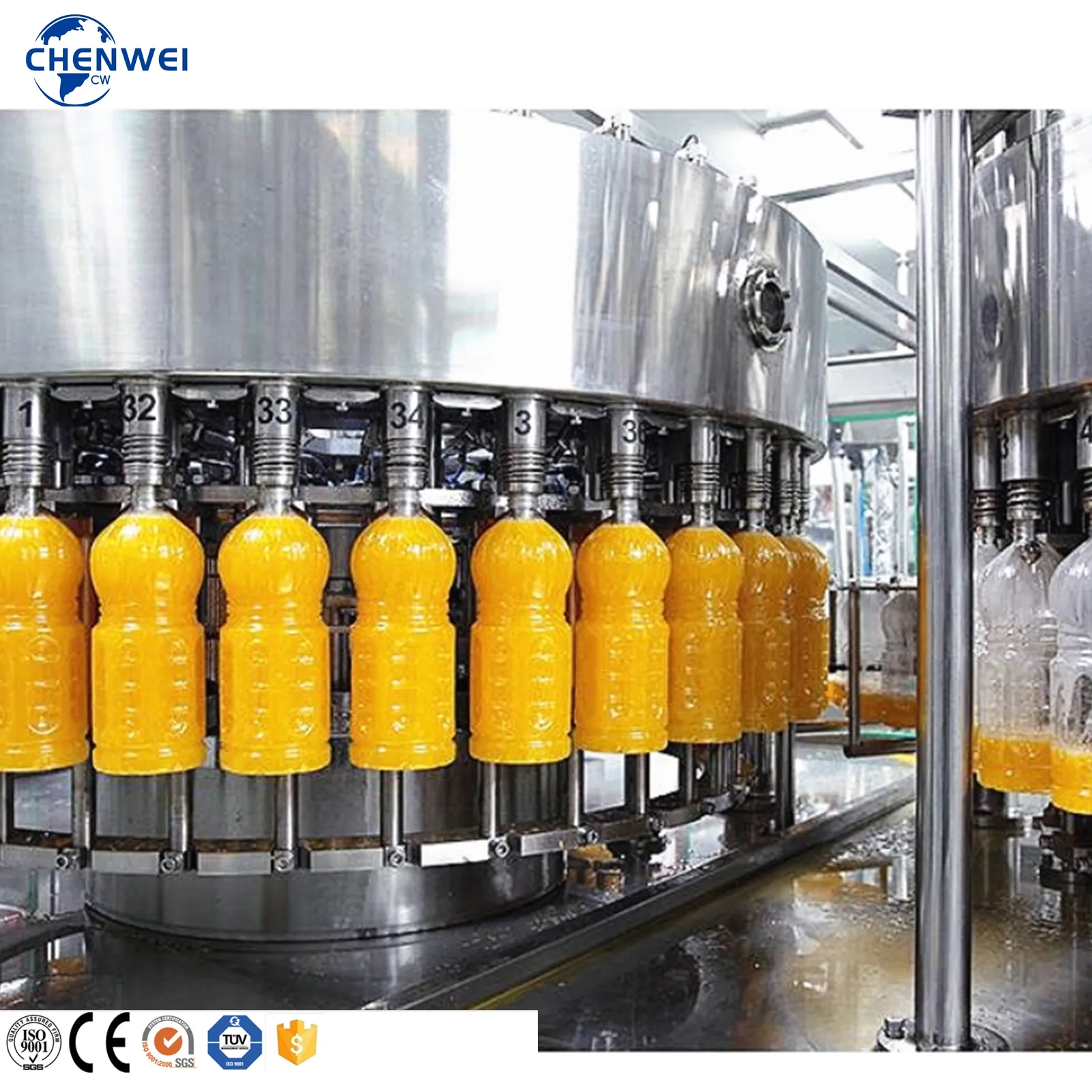 12000bph suyu üretim hattı içecek işleme hattı küçük ölçekli meyve suyu yapma makinesi