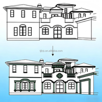 Moulures de façade en polystyrène expansé (EPS) pour hôtels et villas extérieures, corniches extérieures, panneaux en polystyrène ignifuges et imperméables