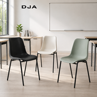 Chaise d'école en plastique PP de qualité commerciale, empilable, écologique, pliable, moderne, pour restaurant, café, maison, bureau, hôpital, extérieur