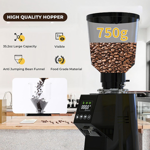 Nouveau moulin à café électrique <span class=keywords><strong>Hibrew</strong></span> en acier inoxydable de grande taille avec 20 réglages, robuste pour une utilisation hôtelière - Product Image 5