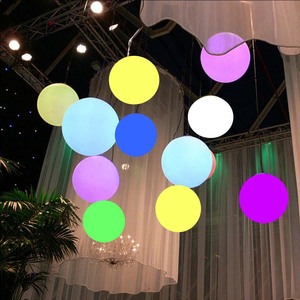 Lumière solaire de jardin/vente chaude RGB jardin flottant <span class=keywords><strong>boules</strong></span> lumineuses 20/25/30/40/50/60/80 CM LED boule de lumière pour la piscine - Product Image 2