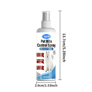 Spray répulsif <span class=keywords><strong>anti</strong></span>-insectes pour animaux de compagnie, répulsif externe <span class=keywords><strong>naturel</strong></span> contre les insectes, tiques, <span class=keywords><strong>puces</strong></span>, moustiques, poux pour chiens, usage extérieur - Product Image 5