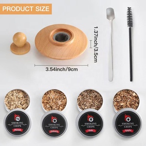 Kit <span class=keywords><strong>de</strong></span> <span class=keywords><strong>fumage</strong></span> pour cocktails et whisky, comprenant des <span class=keywords><strong>copeaux</strong></span> <span class=keywords><strong>de</strong></span> bois et des pierres à whisky, outils <span class=keywords><strong>de</strong></span> <span class=keywords><strong>fumage</strong></span> professionnels pour barman - Product Image 5