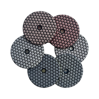 Pièces de meulage diamantées pour pierre de sol marbre granit et carreaux de céramique tampons de polissage secs pour la coupe et rectifieuse d'angle