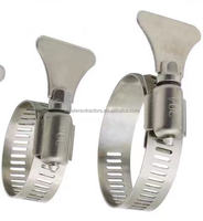 Collier de serrage pour tuyau en acier inoxydable réglable de taille standard pour radiateur automobile industriel, collier de serrage pour tuyau en PVC