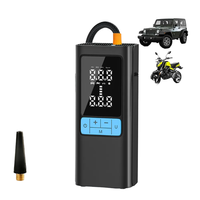 Pompe à air portable sans fil 80W 35L/min pour voiture, SUV, camion, gonfleur de pneus ABS pour voiture, vélo, moto, pompe de gonflage d'urgence