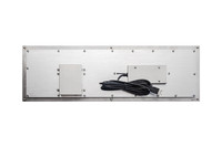 Teclado Industrial Metálico Impermeable IP65 de 106 Teclas USB con Panel Frontal de Acero Inoxidable y Trackball para Máquina de Curvar Tuberías