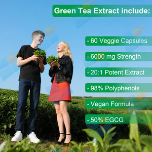 ビーガングリーンティーカプセル,高品質ビーガングリーンティーエキスカプセル,体育用脂肪バーナーサポート - Product Image 4