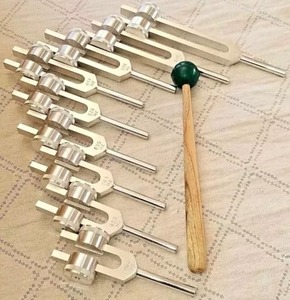 Strumenti di guarigione del suono personalizzati per terapia di vibrazione strumenti di guarigione della musica chakra tuning forks set di guarigione del solfeggio