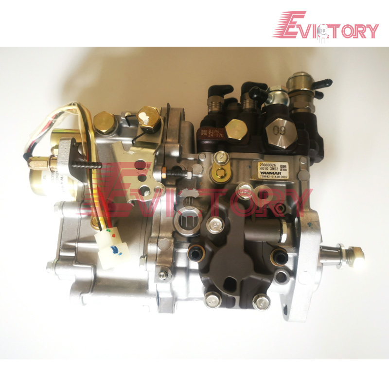 LENMISO Bomba De Alimentación De Combustible De 12 V Compatible Con Motores Yanmar 3TNV84 3TNV88 4TNV84 4TNV88 4TNV94 4TNV98 4TNE98 4TNE98 Maquinaria De Construcción Reemplazar 129612-52100