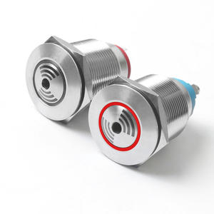Alarme sonore en métal <span class=keywords><strong>16</strong></span>/19/22mm en acier inoxydable 12v-24v haut décibel interruption - Product Image 6
