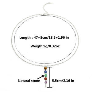 Collar de Piedras Naturales al por Mayor, Cadena de Acero Inoxidable, Colgante de Constelación del Zodiaco, Sodalita, Amatista, <span class=keywords><strong>Ojo</strong></span> de Tigre - Product Image 2