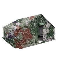 Tente en toile verte double couche quatre saisons, une chambre, certifiée ISO9001, imperméable, robuste, pour situations d'urgence et de catastrophe