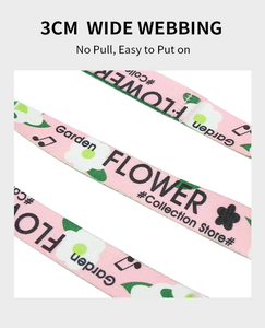 Tali kekang anjing peliharaan poliester dapat diatur & kerah anak anjing Aksesori anjing sedang untuk berjalan luar ruangan untuk anjing kecil & kucing - Product Image 4