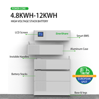 Batterie au lithium LiFePO4 empilable haute tension Enershare 20 kWh, 30 kWh, 50 kWh pour stockage d'énergie industriel et commercial